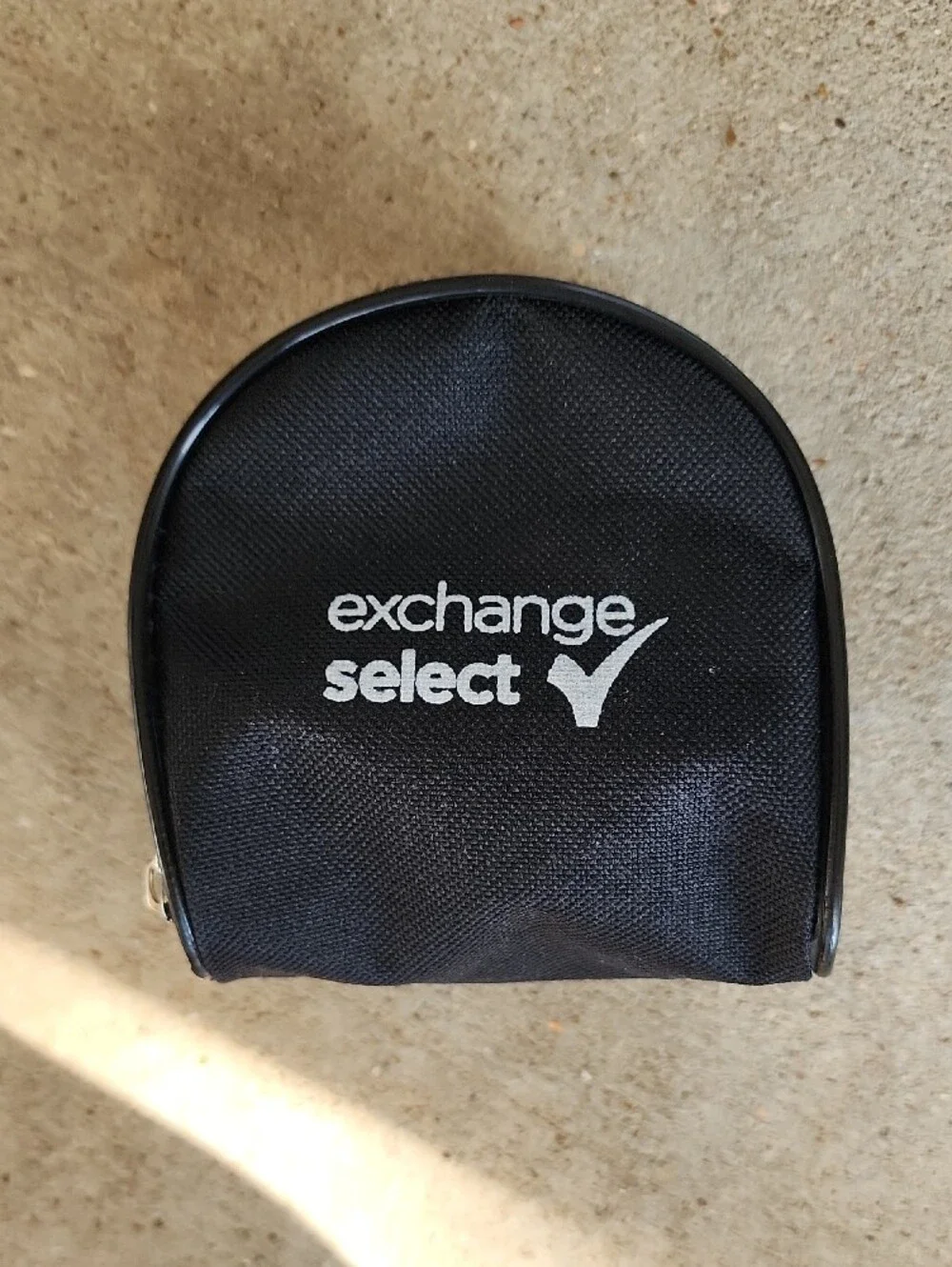 EXCHANGE Black Small Travel Pouch